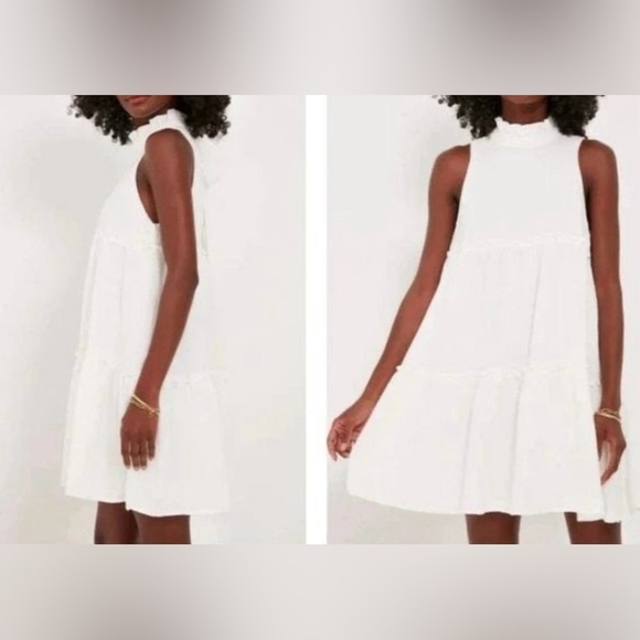 Pomander Place White Sleeveless A-Line Dress size XS - Picture 1 of 7